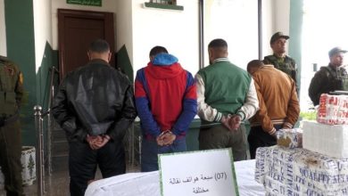صورة تفكيك شبكة إجرامية دولية وحجز أكثر من واحد وخمسين كيلوغراما من الكيف المعالج بتلمسان