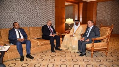 صورة رئيس البرلمان العربي يثمن مساهمة الجزائر في تعزيز العمل البرلماني العربي المشترك