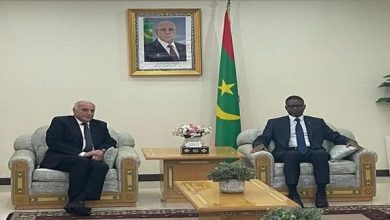 صورة عطاف يستقبل من طرف الوزير الاول الموريتاني