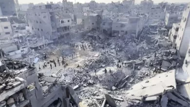 صورة ارتفاع حصيلة العدوان الصهيوني المتواصل على قطاع غزة إلى 27365 شهيدا