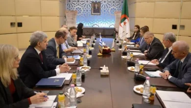صورة انعقاد الدورة الخامسة للمشاورات السياسية الجزائرية-اليونانية