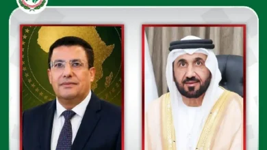 صورة تهنئة عربية بانتخاب جزائري على رأس البرلمان الإفريقي ودعم للتعاون العربي الإفريقي