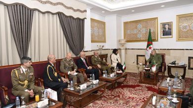 صورة شنقريحة يستقبل رئيس أركان الجيش البري الإيطالي ويبحثان تعزيز التعاون العسكري