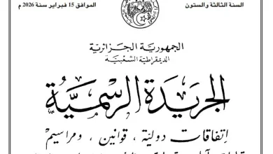 صورة صدور مرسوم تنفيذي يحدد شروط إنشاء مؤسسات المساعدة عن طريق العمل