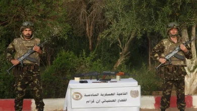صورة الجيش الوطني الشعبي يقضي على مهربين مسلحين في إن قزام ويسترجع أسلحة وذخيرة
