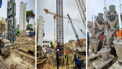 صورة تقدم منتظم في مشروع توسعة مترو الجزائر ببراقي وباب الوادي