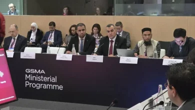 صورة وزير البريد يشارك بالكونغرس العالمي للهاتف النقال في برشلونة لتعزيز التحول الرقمي