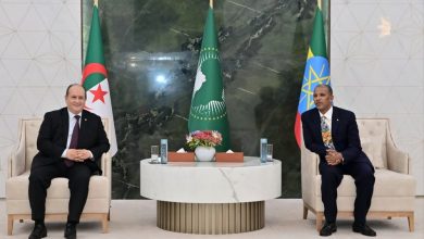 صورة ممثلاً لرئيس الجمهورية.. الوزير الأول يشارك بأديس أبابا في قمة الاتحاد الإفريقي وقمة إفريقيا–إيطاليا