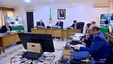 صورة اجتماع وزاري لتقييم جاهزية خطة مكافحة الجراد بالجنوب الغربي