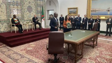 صورة زيارة رسمية لتعزيز التعاون الصناعي والفلاحي بين الجزائر وزيمبابوي