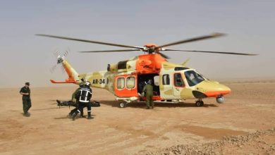 صورة قيادة قوات الدفاع الجوي عن الإقليم : تمرين بحث وإنقاذ لطائرة في حالة نجدة في منطقة صحراوية “ساركس2024”