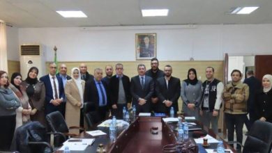 صورة وزير الصحة يلتقي بنقابة الأعوان الطبيين في التخدير والإنعاش