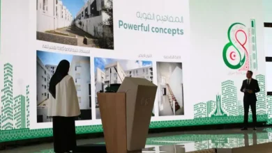 صورة استئناف أشغال مؤتمر الإسكان العربي الثامن بالجزائر العاصمة