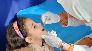صورة انطلاق المرحلة الثالثة والأخيرة من الحملة الوطنية للتلقيح ضد شلل الأطفال