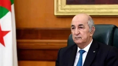 صورة رئيس الجمهورية يصل إلى قصر الأمم لإلقاء خطاب أمام البرلمان بغرفتيه