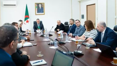 صورة وزير البريد يشرف على التحضيرات الخاصة بالاتصالات لمعرض التجارة البينية الإفريقية