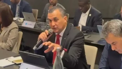 صورة زروقي يبحث سبل التعاون في مجال المواصلات السلكية واللاسلكية مع نظيريه الصومالي والموزمبيقي