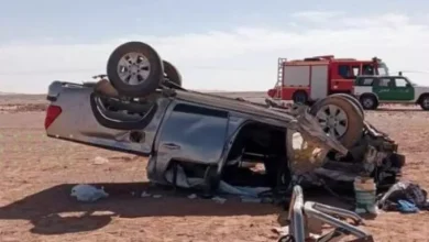 صورة إيليزي..وفاة شخص وإصابة آخر بجروح خطيرة في حادث مرور بالقرب من أوهانت