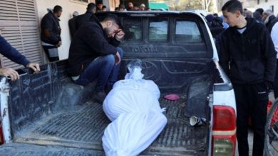 صورة استشهاد 130 فلسطينيا غارات إسرائيلية : حماس تتهم واشنطن بقلب الحقائق..
