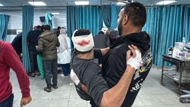 صورة إثر استهداف إسرائيلي..اشتعال النار في مستشفى كمال عدوان