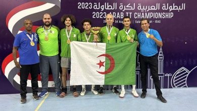 صورة الجزائر تتوج بالميدالية الذهبية في منافسات حسب الفرق