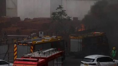 صورة الصين : 8 قتلى و15 جريحاً في حريق بسوق شمال البلاد