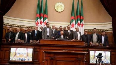 صورة أعضاء المكتب التنفيذي للمجلس الشعبي الولائي لولاية غرداية في زيارة إلى مقر مجلس الأمة