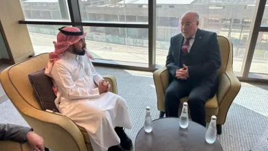 صورة بلمهدي يستقبل بجدة مسؤولين سعوديين مكلفين بتنظيم موسم الحج