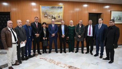 صورة بوغالي يستقبل ممثلين عن جمعية البرلمانيين الجزائريين