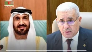 صورة بوغالي يهنئ محمد اليماحي بمناسبة انتخابه رئيسًا للبرلمان العربي