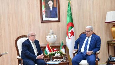 صورة رئيس مجلس الأمة يستقبل سفير المجر لدى الجزائر ويؤكد:المجر من أوائل الدول التي اعترفت بالجمهورية الجزائرية عقب الاستقلال
