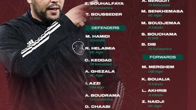 صورة قائمة المنتخب المحلي استعدادًا للشان : بوقرة يستدعي بولبينة ولاعبو مولودية الجزائر يهيمنون