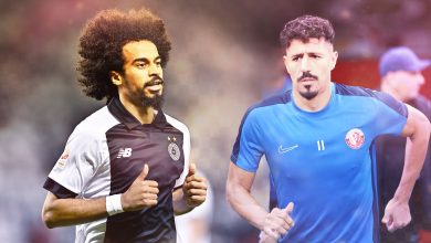 صورة بونجاح وأكرم عفيف… صراع الأرقام الكبير في الدوري القطري