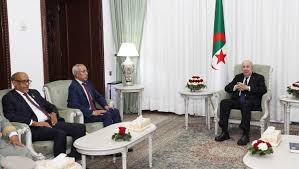 صورة رئيس الجمهورية يستقبل وزير الدفاع الوطني الموريتاني