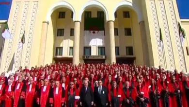 صورة رئيس الجمهورية يشرف على افتتاح السنة القضائية 2024-2025