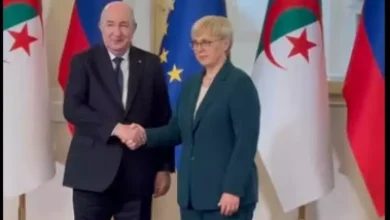 صورة رئيس الجمهورية يترأس رفقة نظيرته السلوفينية بليوبليانا المحادثات الموسعة بين وفدي البلدين
