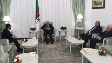 صورة رئيس الجمهورية يستقبل سفير المملكة الأردنية الهاشمية