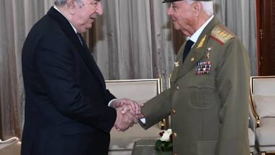 صورة رئيس الجمهورية يستقبل نائب وزير القوات المسلحة الكوبي