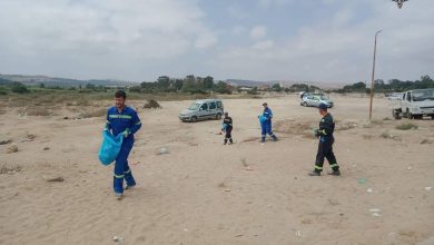 صورة تلمسان: حملة تطوعية لتنظيف محيط بلدية مرسى بن مهيدي