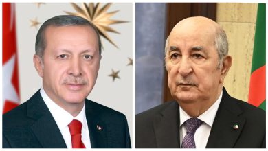 صورة الرئيس تبون يتلقى رسالة تعزية من أردوغان
