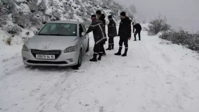 صورة ثلوج مرتقبة على مرتفعات وسط وشرق البلاد بداية من مساء غد الأحد