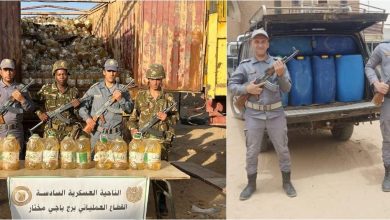صورة الجمارك الجزائرية: حجز 1200 لتر من البنزين و2500 صفيحة زيت المائدة موجهة للتهريب