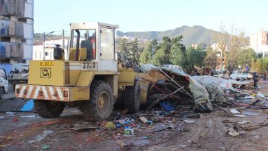 صورة سكيكدة..حملة للقضاء على الاستغلال غير الشرعي للأرصفة