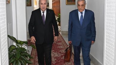 صورة بعد أن قدم له استقالة الحكومة.. رئيس الجمهورية يجدد الثقة في العرباوي كوزير أول