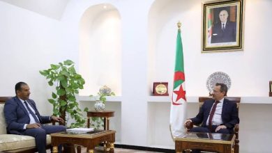 صورة أشغال عمومية: رخروخ يستقبل نائبا بالمجلس الشعبي الوطني عن ولاية غرداية