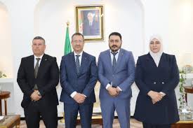 صورة رخروخ يستقبل نوابا من المجلس الشعبي الوطني عن ولايتي المدية وباتنة