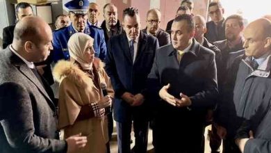 صورة زروقي في زيارة تفقدية إلى ولاية البويرة