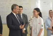 صورة الأولمبياد الجزائرية للرياضيات : سعداوي يزور التلاميذ المشاركين في التصفيات
