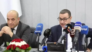 صورة سعيود يتسلم مهامه وزيرا للنقل