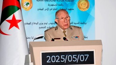 صورة الفريق أول شنقريحة : الجزائر لا تقبل أن يزايد عليها أحد في خبرتها في مواجهة الإرهاب